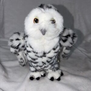 Vintage 2003 Save Our Space plush owl Collectible wildlife plush faux fur‎ EVC